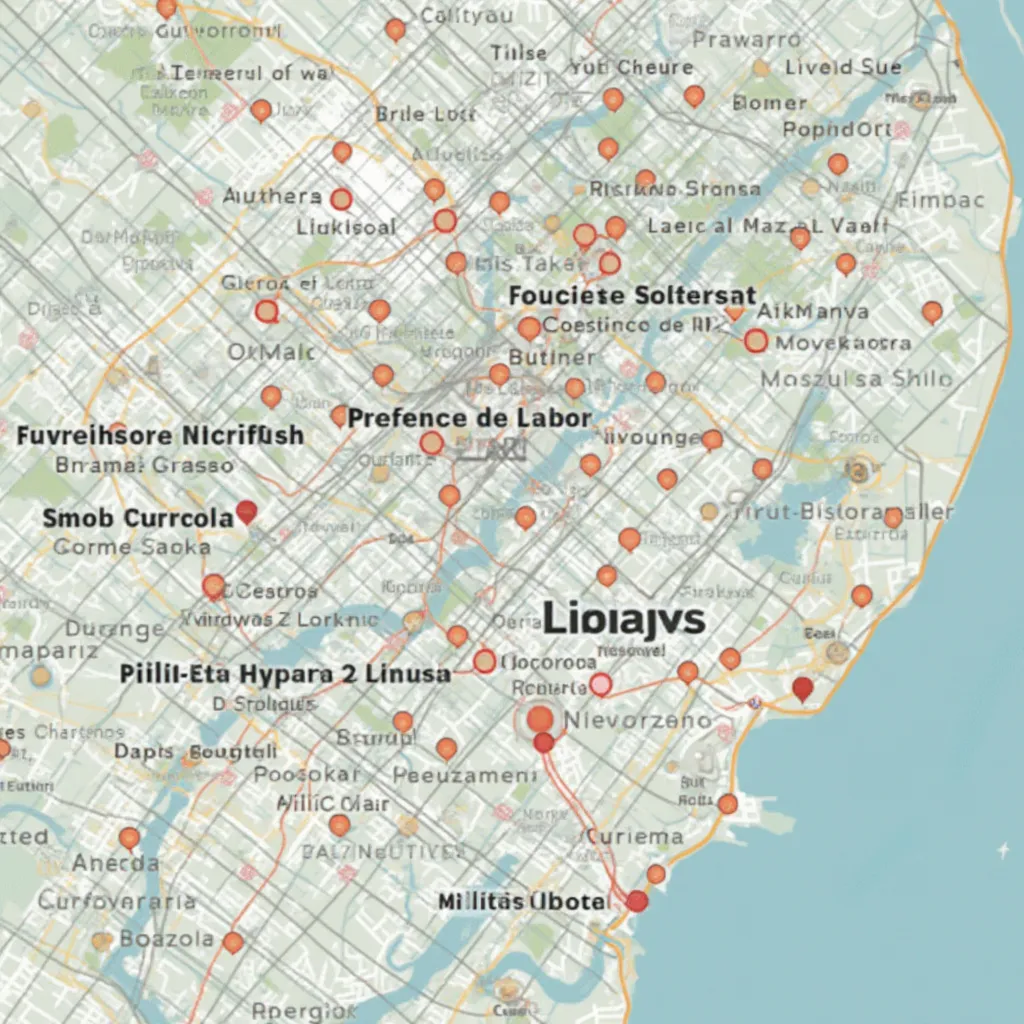 Mapa de ubicación de la oficina en Buenos Aires